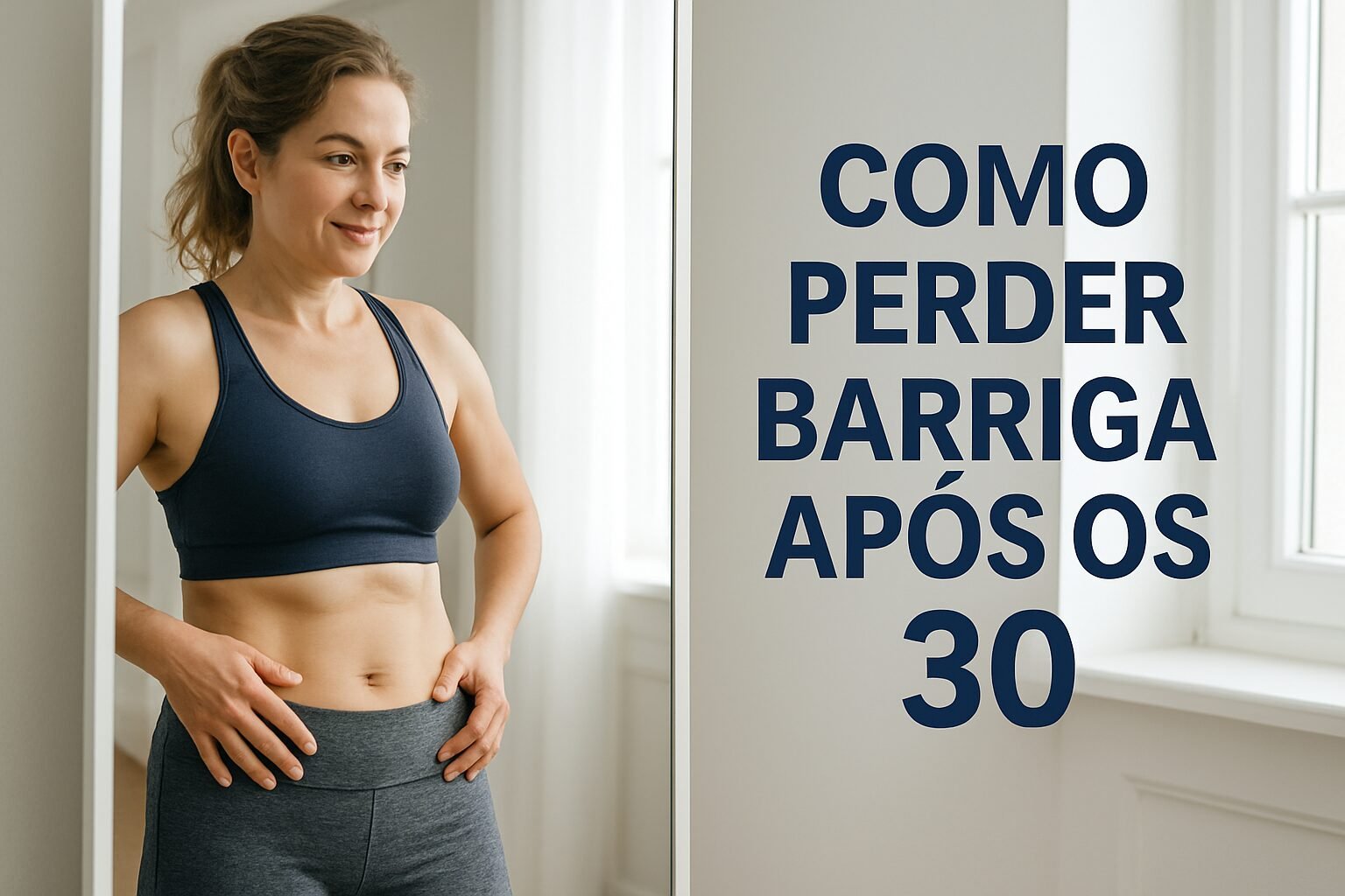 Como Perder Barriga Após os 30: Guia Prático com Alimentação e Hábitos Diários