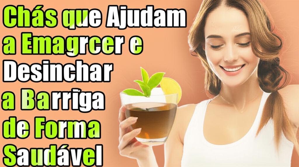 Chás que Ajudam a Emagrecer e Desinchar a Barriga de Forma Saudável